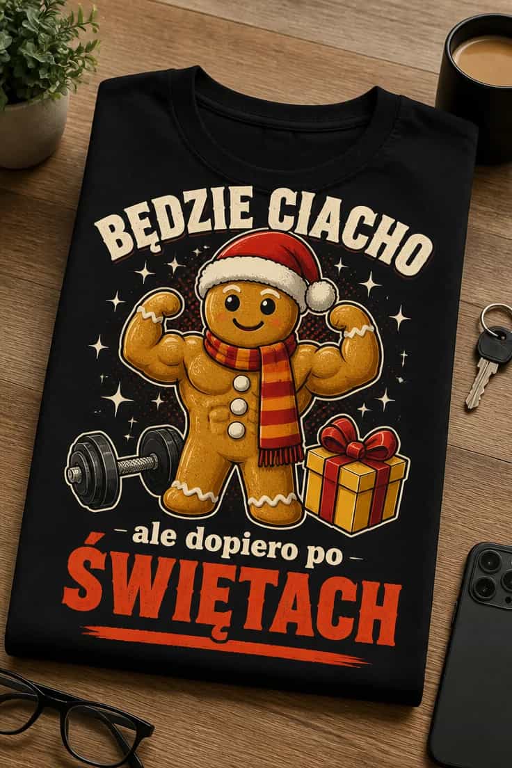 Koszulka będzie ciacho, ale dopiero po świętach