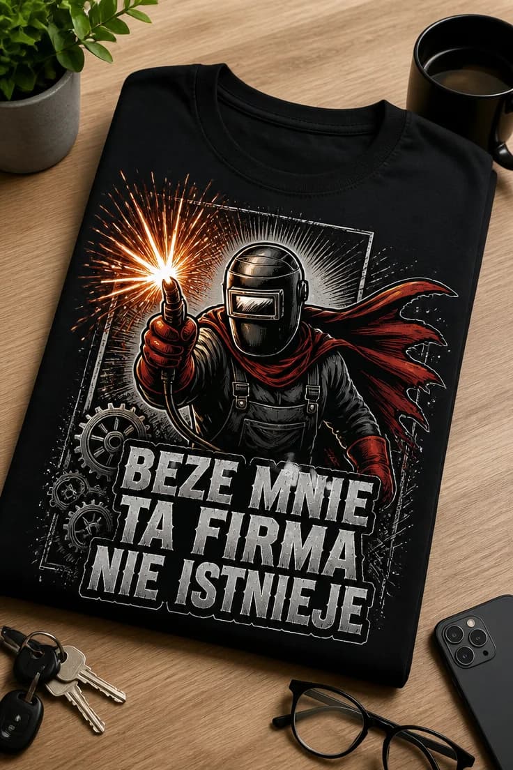 Koszulka beze mnie ta firma nie istnieje