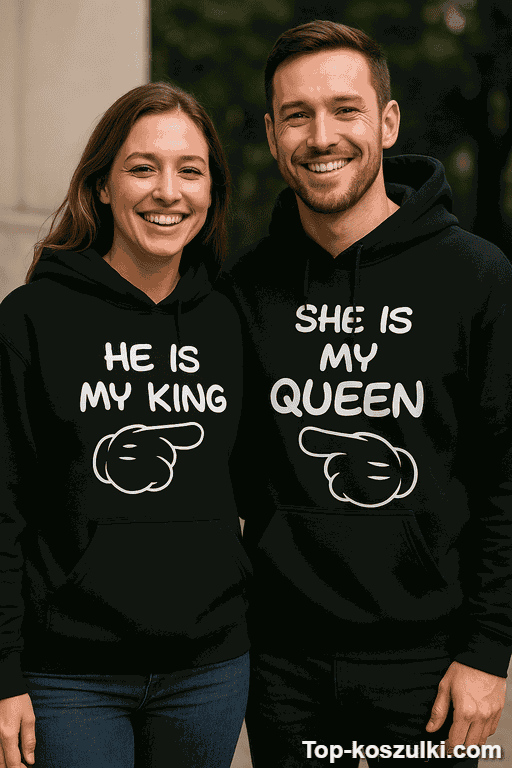 Bluzy dla par My King and Queen