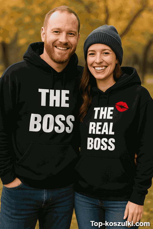Bluzy dla par The Boss The Real Boss