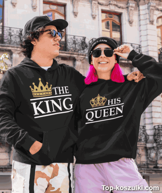 Bluzy dla par The King His Queen