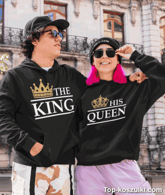 Bluzy dla par The King His Queen