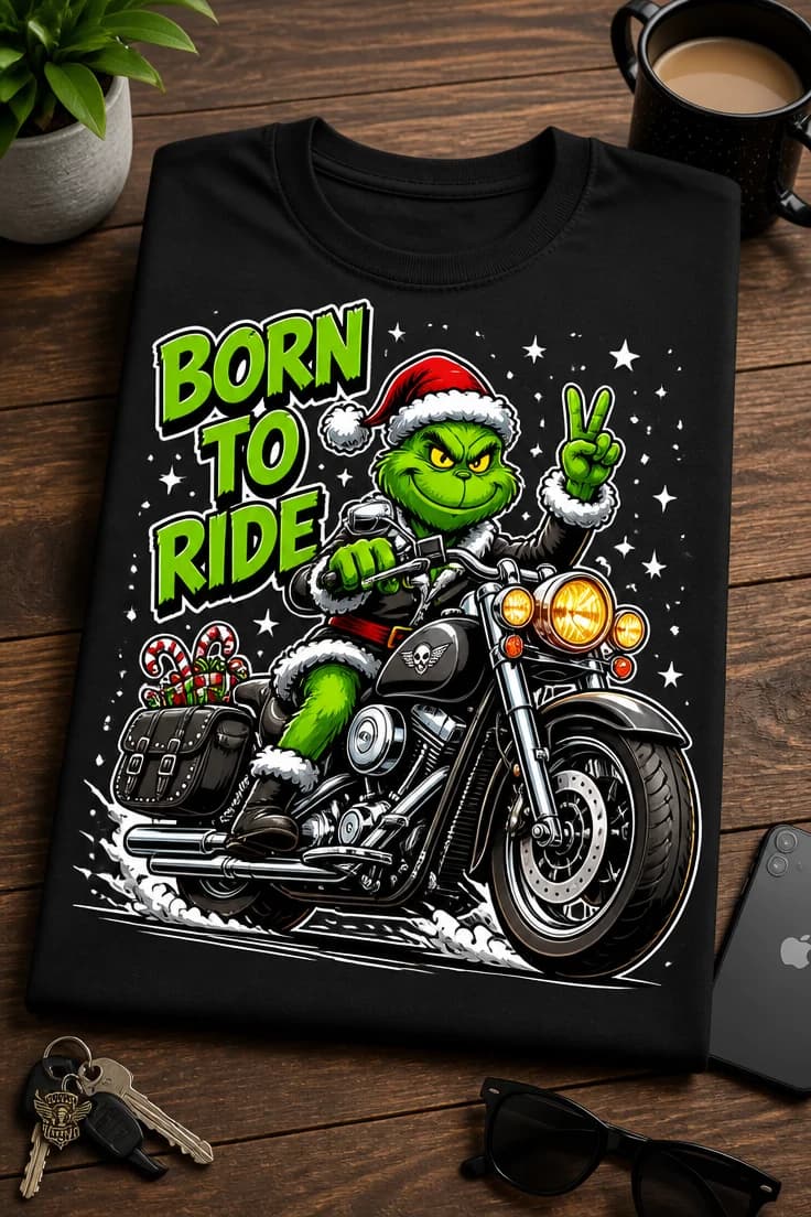 Koszulka dla motocyklisty – Born To Ride