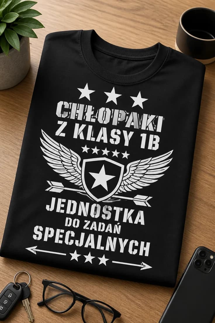 Koszulka chłopaki z 1b jednostka do zadań specjalnych