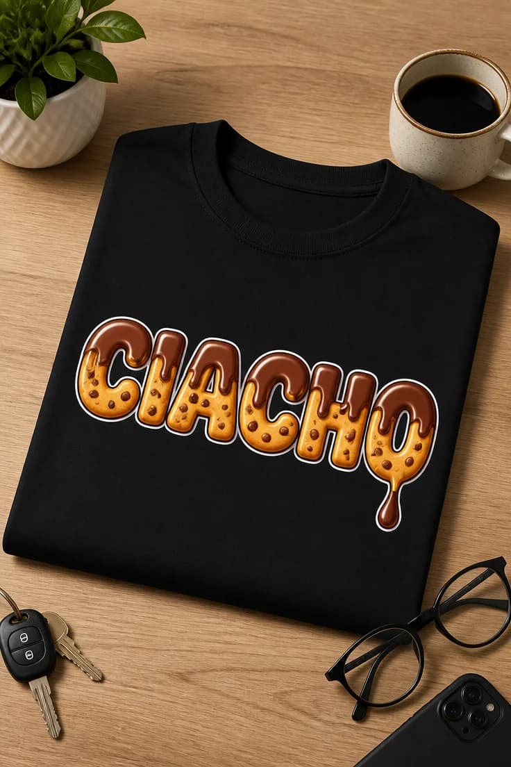 Koszulka z krótkim motywem – Ciacho