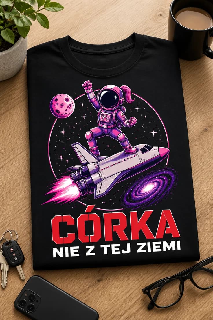 Koszulka dla córki – Córka Nie Z Tej Ziemi