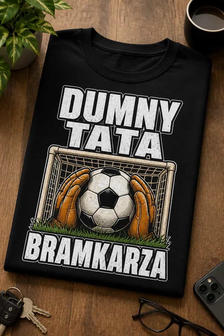 Koszulka dla taty bramkarza – Dumny Tata Bramkarza