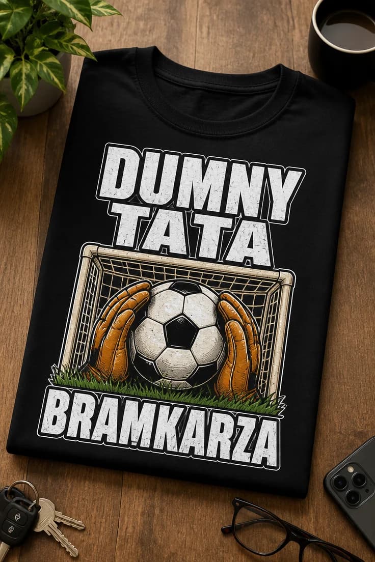 Koszulka dla taty bramkarza – Dumny Tata Bramkarza