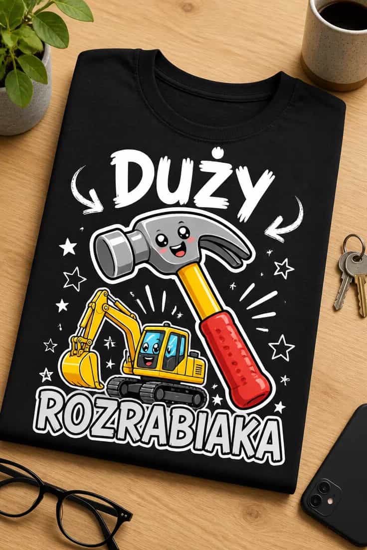 Koszulka dla taty – Duży Rozrabiaka