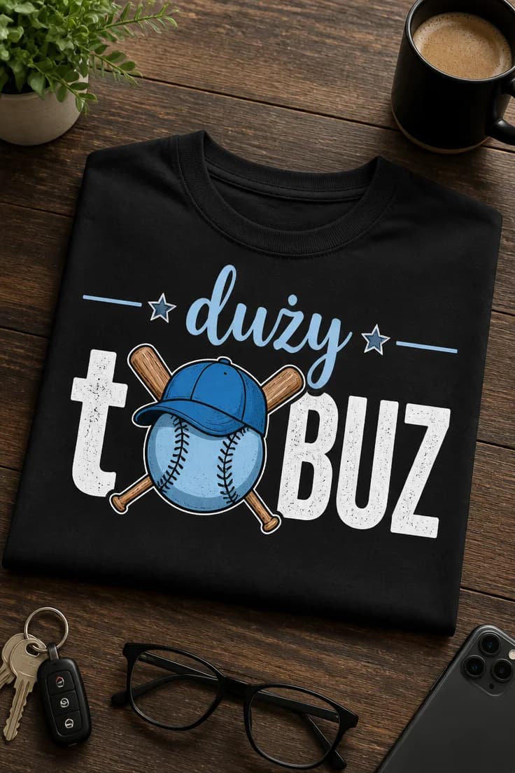 Koszulka dla taty – duży tłOBUZ