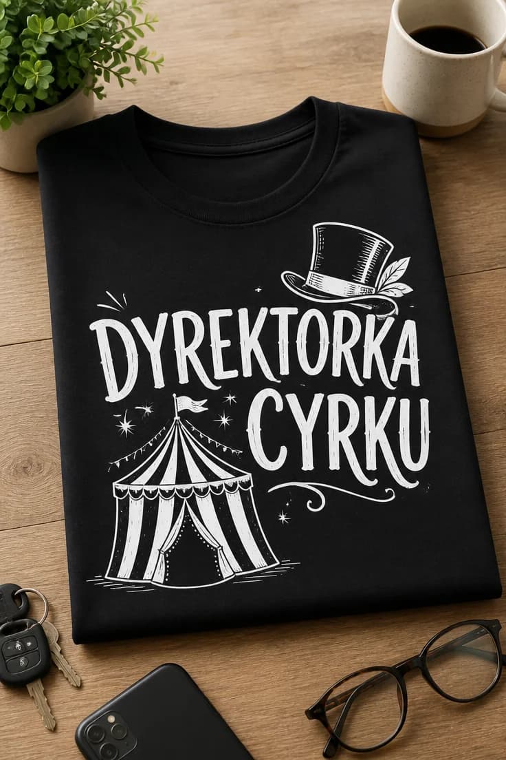 Koszulka dla mamy – Dyrektorka Cyrku