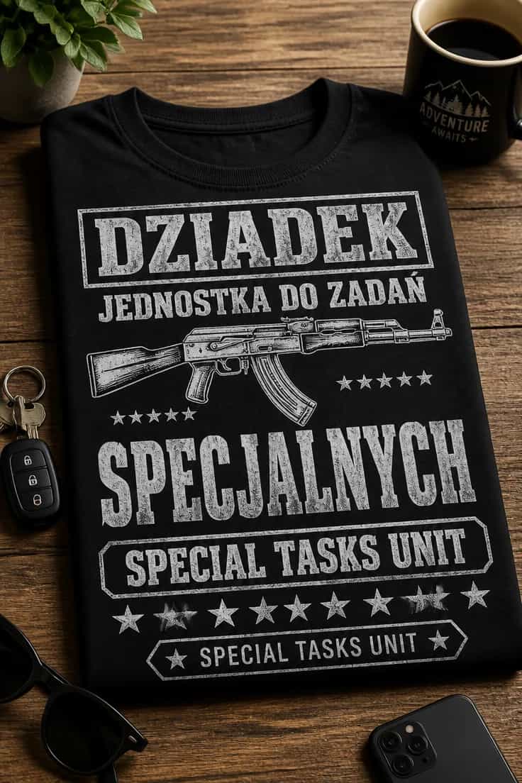 Koszulka dla dziadka jednostka do zadań specjalnych
