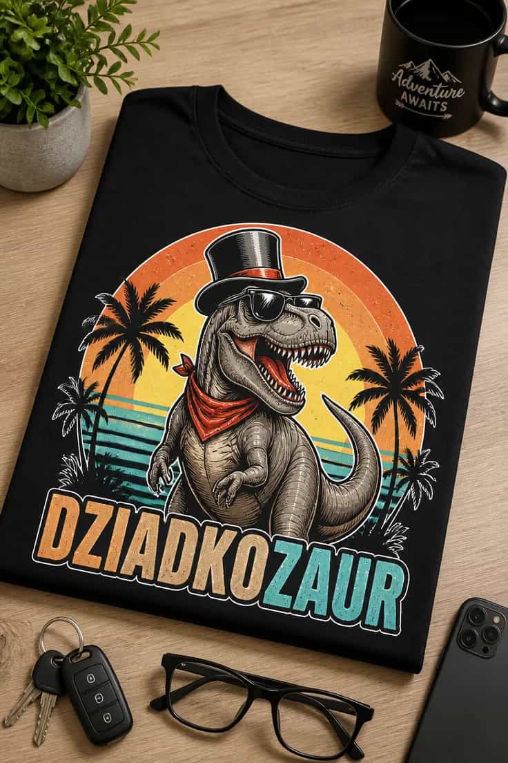 Koszulka dla dziadka – Dziadkozaur