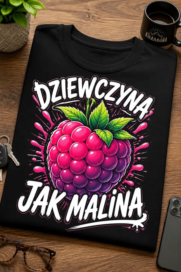 Koszulka dla dziewczyny – Dziewczyna Jak Malina