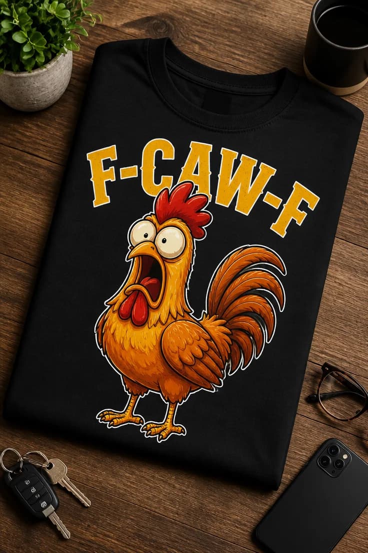 Koszulka z krótkim motywem – F-caw-f 3