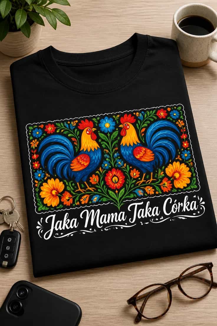 Koszulka dla mamy i córki – Jaka Mama Taka Córka