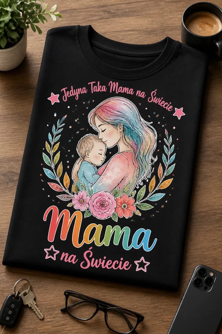 Koszulka dla mamy – Jedyna Taka Mama na Świecie