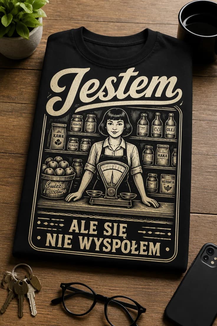 Koszulka jestem ale się nie wyspałem