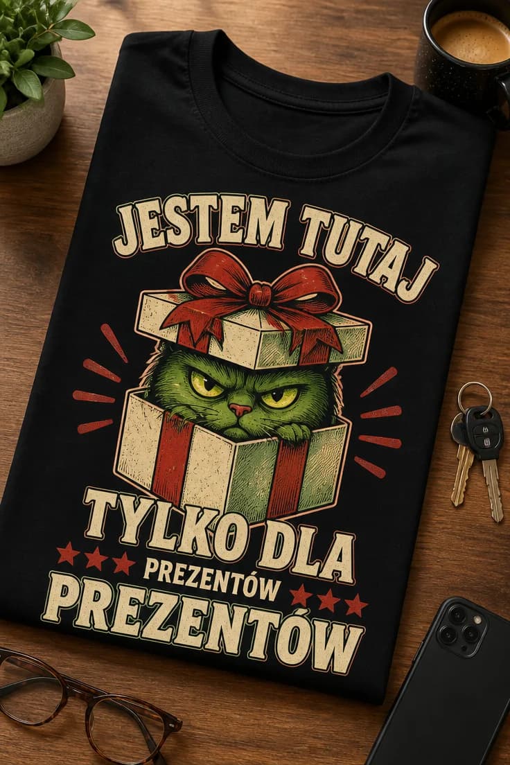 Koszulka jestem tu tylko dla prezentów