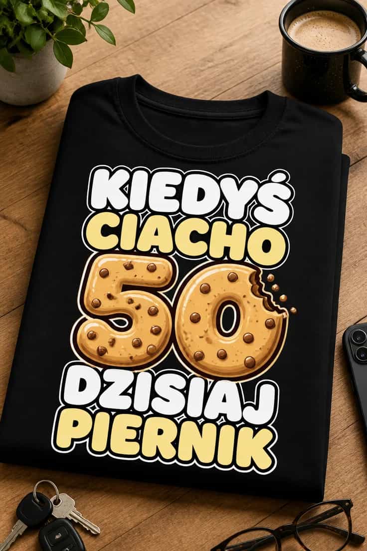 Koszulka kiedyś ciacho, dziś piernik 50 lat