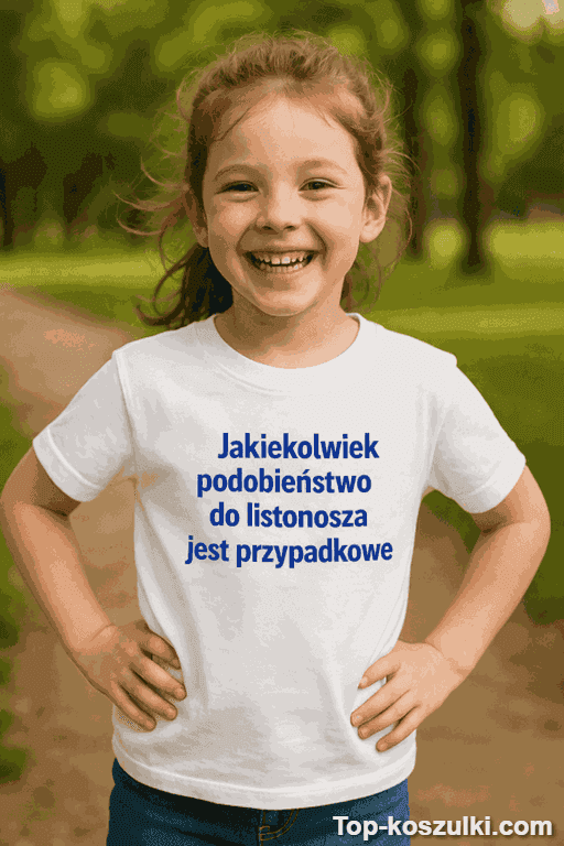 Koszulka dziecięca podobieństwo do listonosza przypadkowe