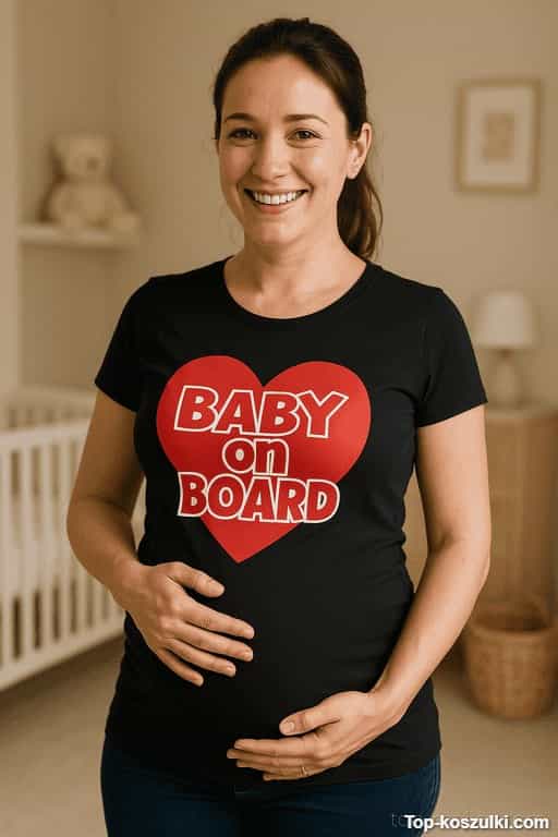 Koszulka ciążowa BABY on BOARD