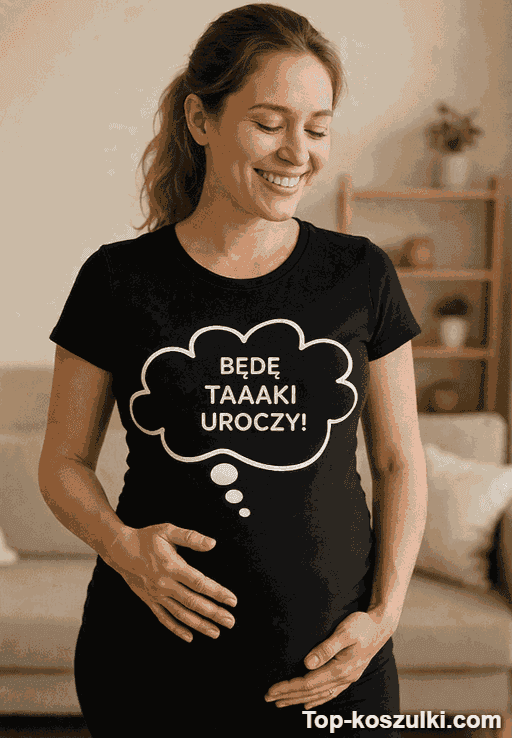 Koszulka ciążowa będę taki uroczy