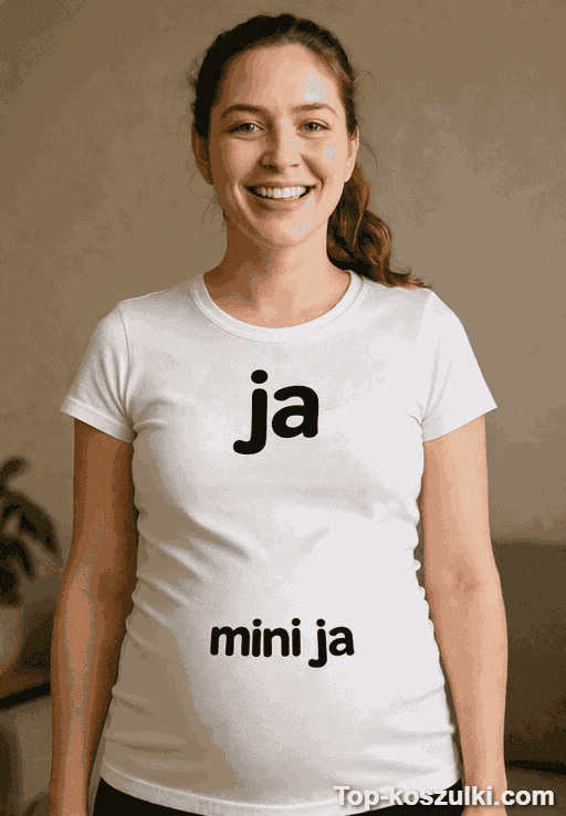 Koszulka ciążowa ja mini ja