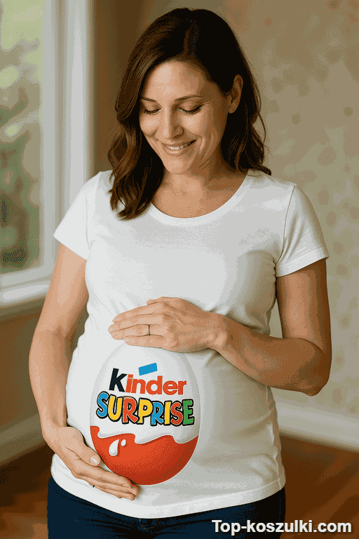 Koszulka ciążowa kinder niespodzianka