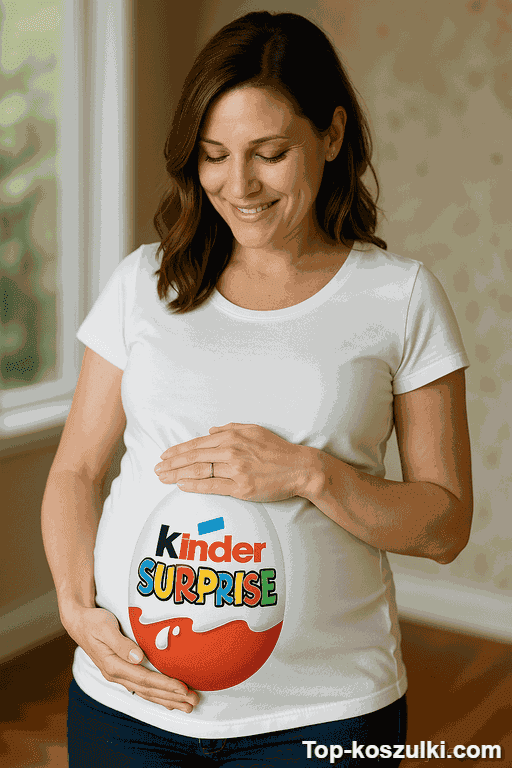 Koszulka ciążowa kinder niespodzianka
