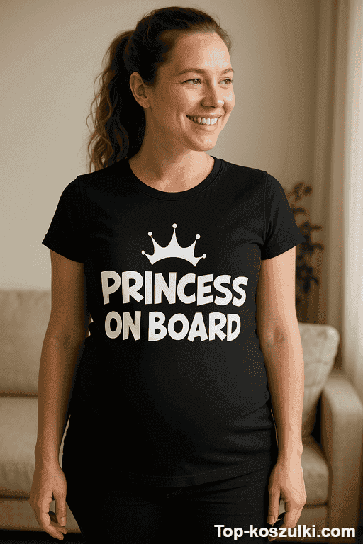 Koszulka ciążowa princess on board