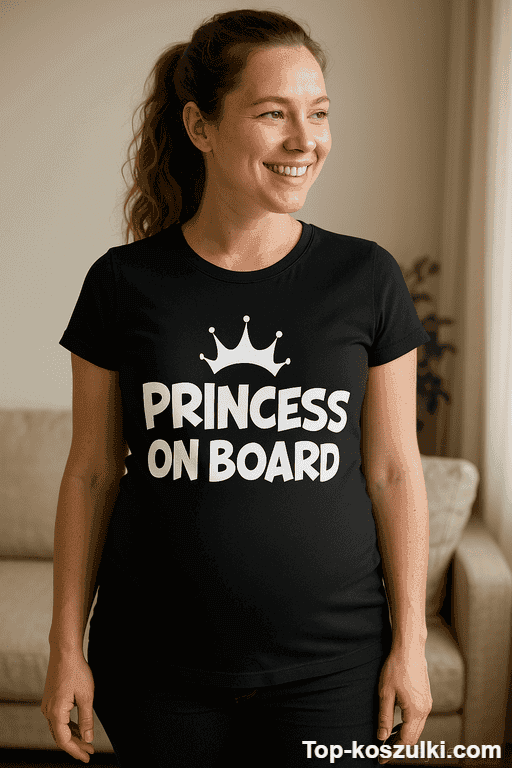 Koszulka ciążowa princess on board