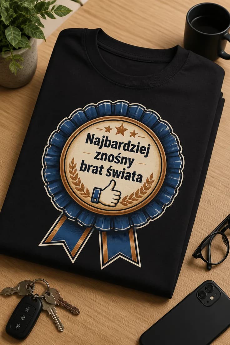 Koszulka dla brata – Najbardziej znośny brat świata
