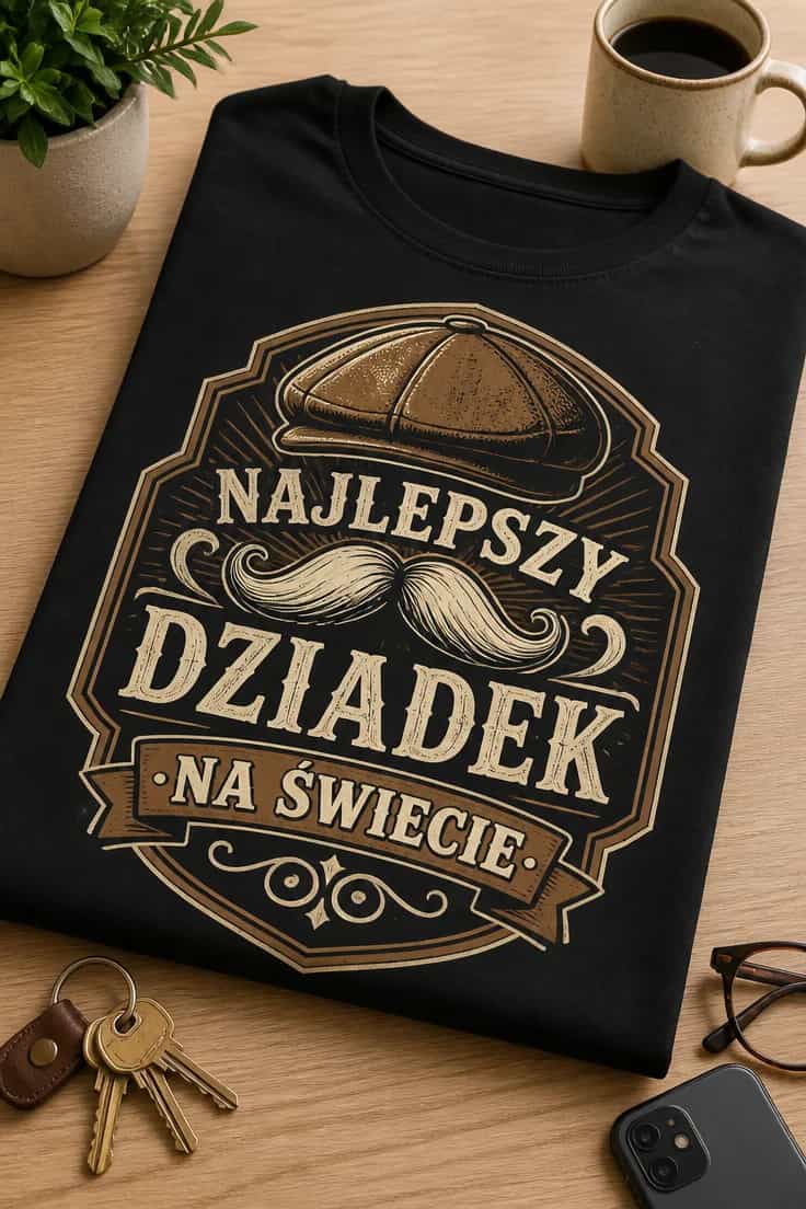 Koszulka dla dziadka – Najlepszy dziadek na świecie