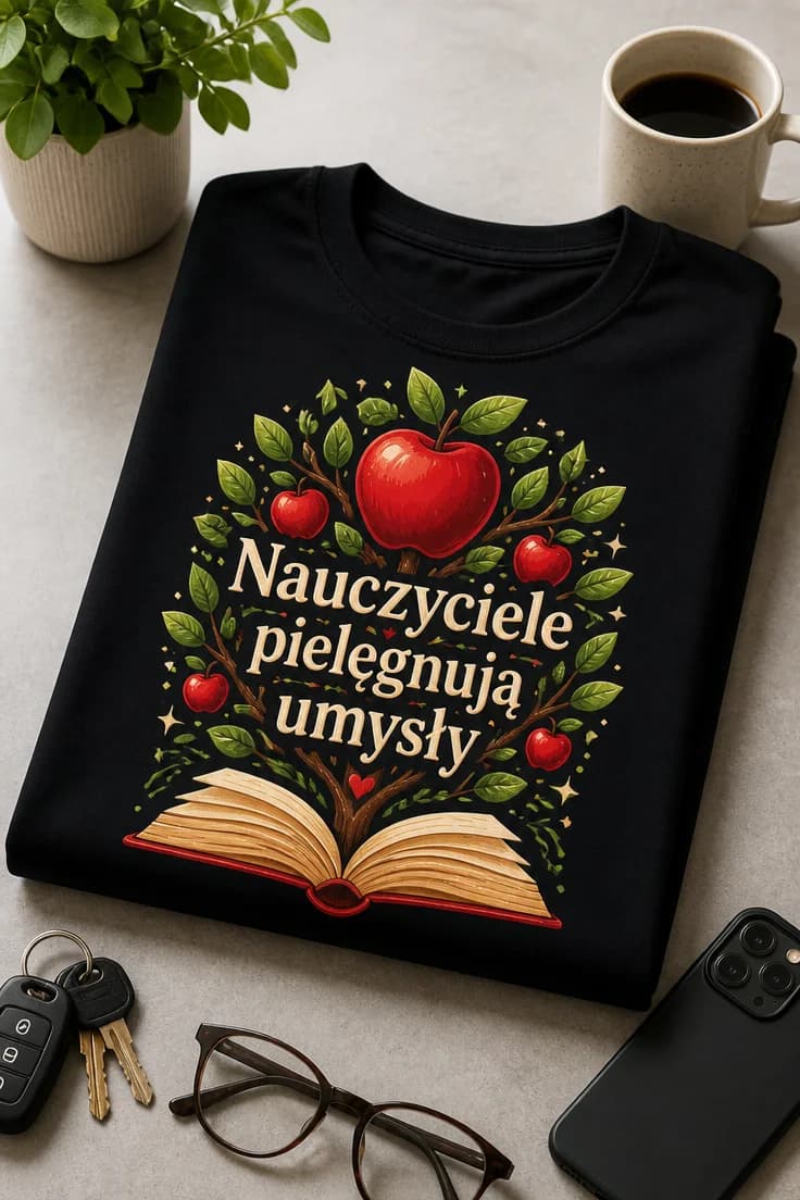 Koszulka dla nauczyciela Nauczyciele pielęgnują umysły