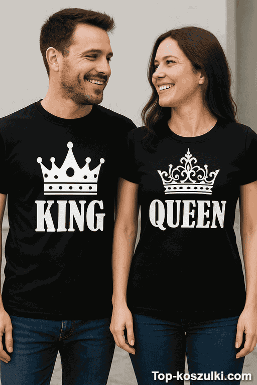 Koszulka dla par King Queen