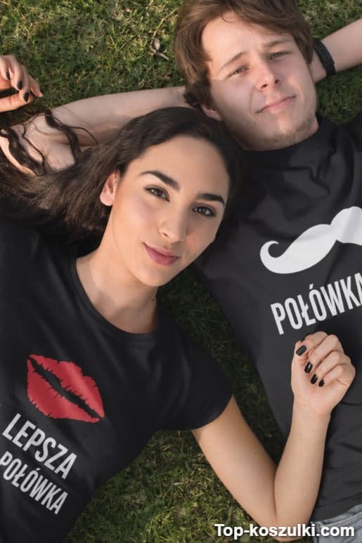 Koszulka dla par lepsza połówka