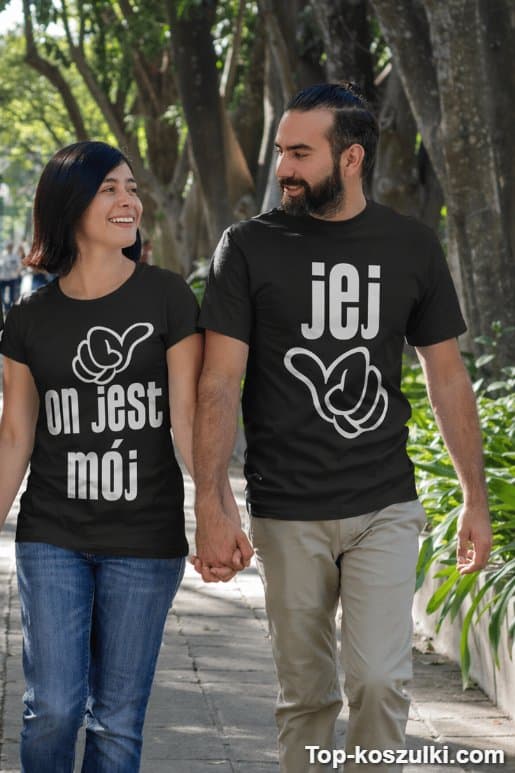 Koszulka dla par on jest mój jej