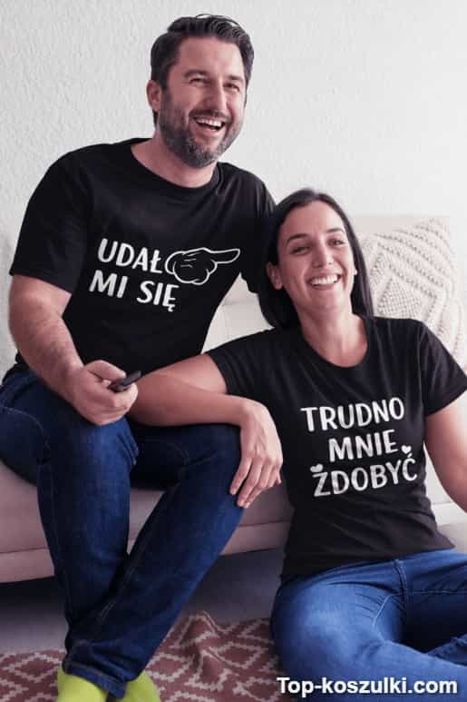 Koszulka dla par trudno mnie zdobyć