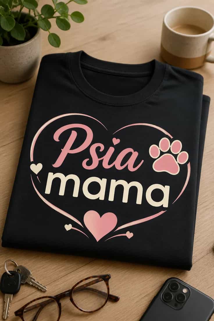 Koszulka Dog Mom Psia mama