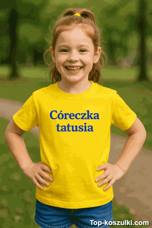 Koszulka dziecięca córeczka tatusia