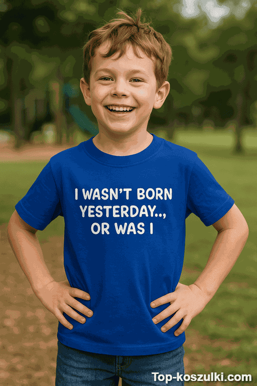 Koszulka dziecięca I wasn't born yesterday