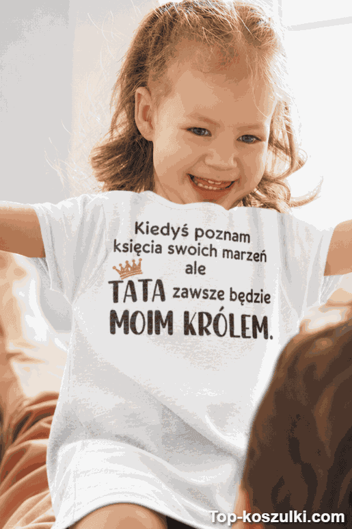 Koszulka dziecięca książę moich marzeń