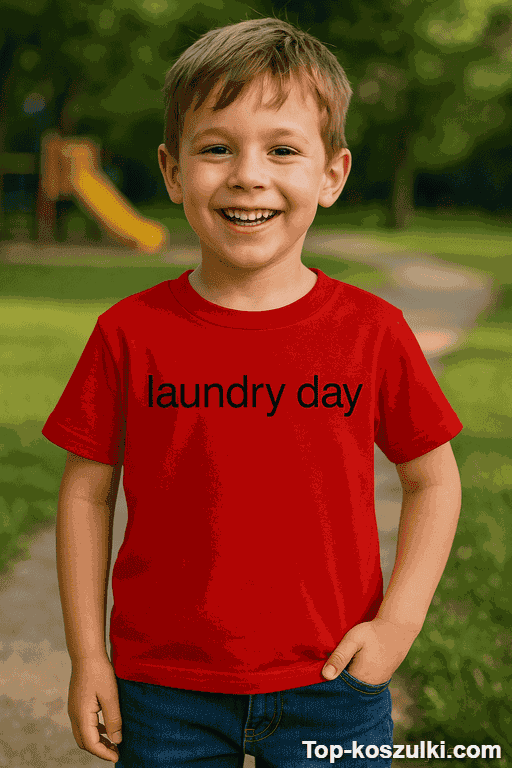 Koszulka dziecięca laundry day