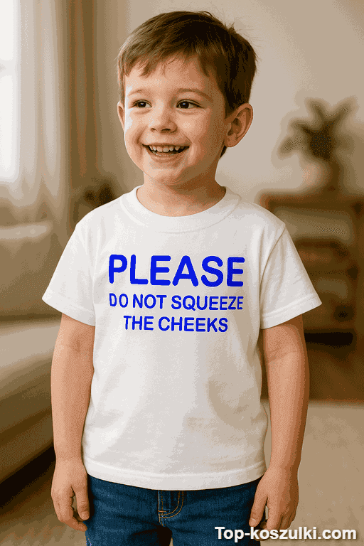 Koszulka dziecięca please do not squeeze the cheeks