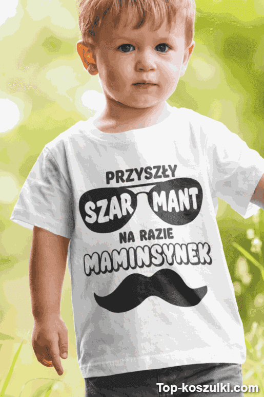 Koszulka dziecięca przyszły szarmant maminsynek