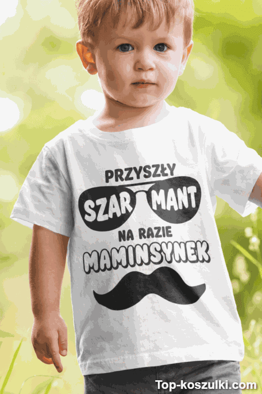 Koszulka dziecięca przyszły szarmant maminsynek