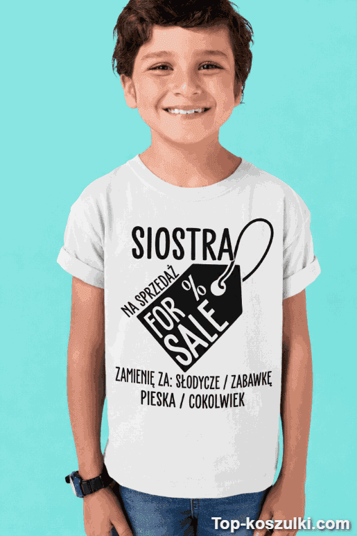 Koszulka dziecięca siostra na sprzedaż