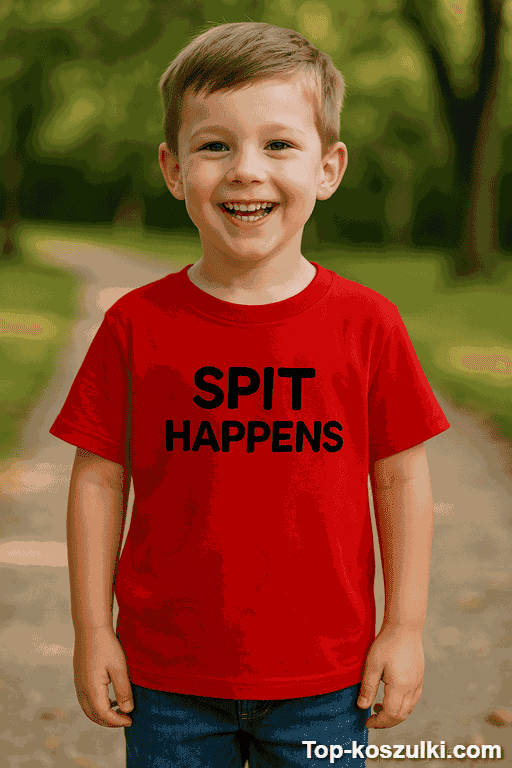 Koszulka dziecięca spit happens