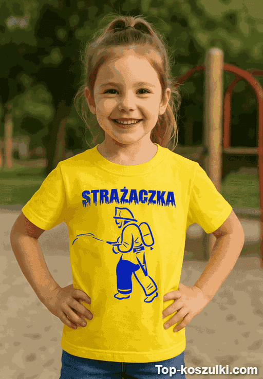 Koszulka dziecięca strażaczka